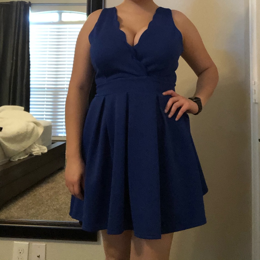 Blue dress